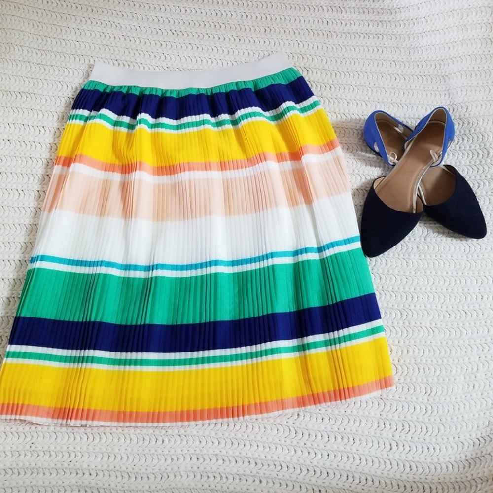 Merona Colorful Pleated Skirt